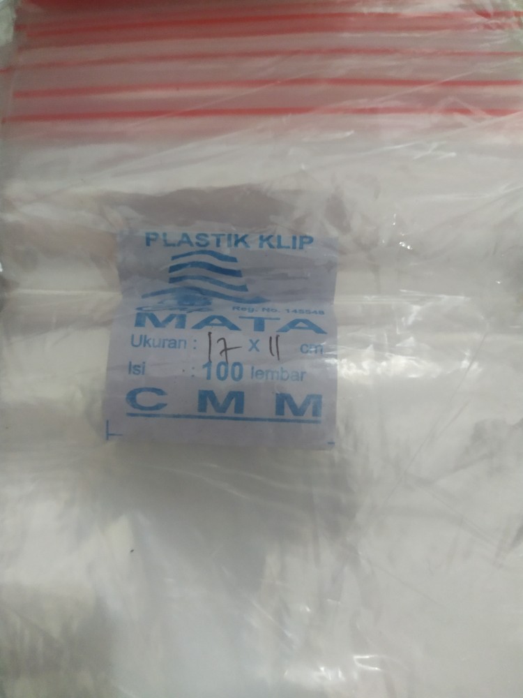 Plastik Klip Mata Per Pack (isi 100)