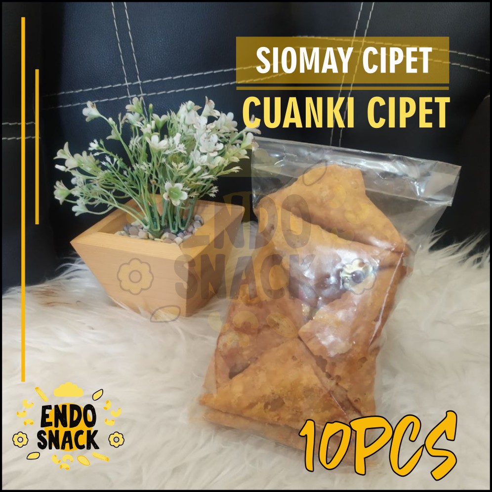 10Pcs Cuanki Cipet Cuanki Segitiga Topping Pelengkap Baso Aci, Seblak dan Cuanki