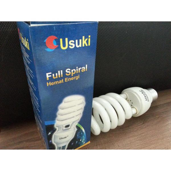 Lampu Spiral / Ulir / Tornado Merk Usuki 25w / 30w / 35w