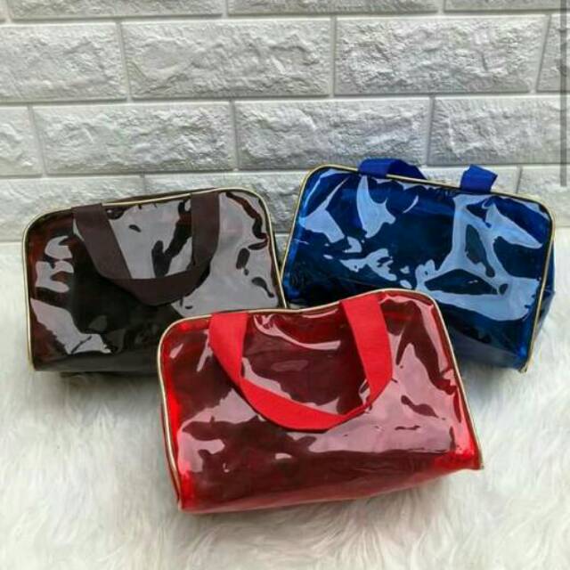 

Tas transparant / tas jinjing mika / pouch mika / souvenir tas / goodie bag / tas lokal murah