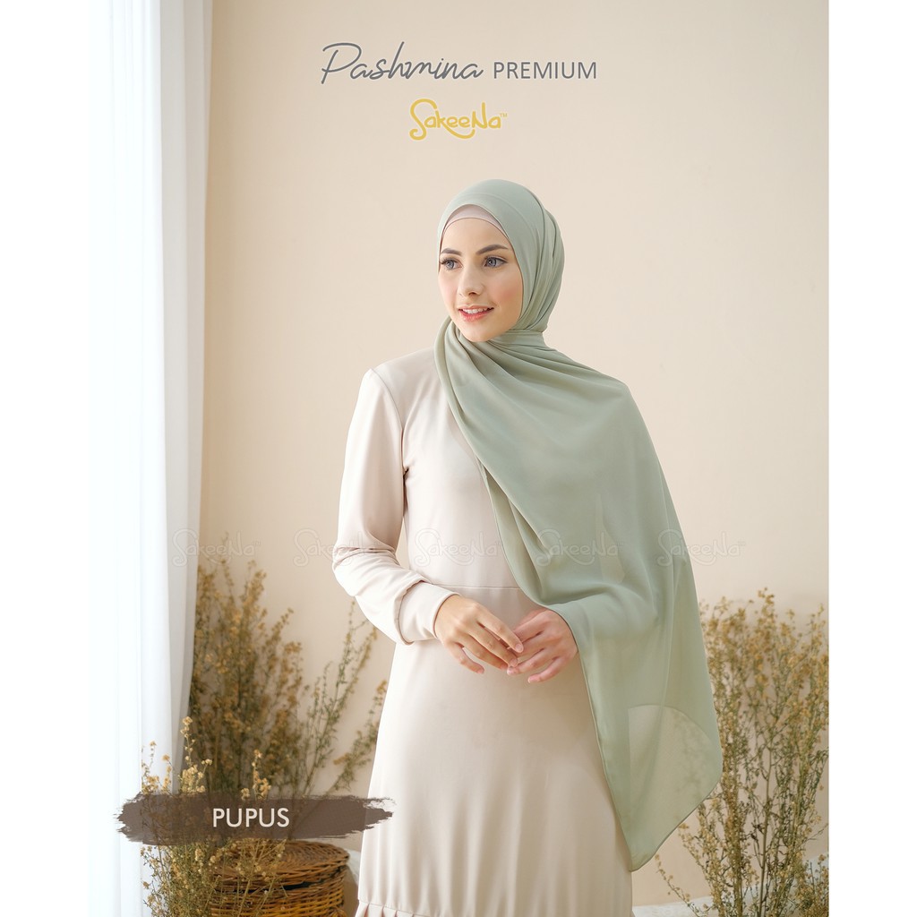 Pashmina Premium Original SakeeNa Ceruty Baby Doll-Pupus