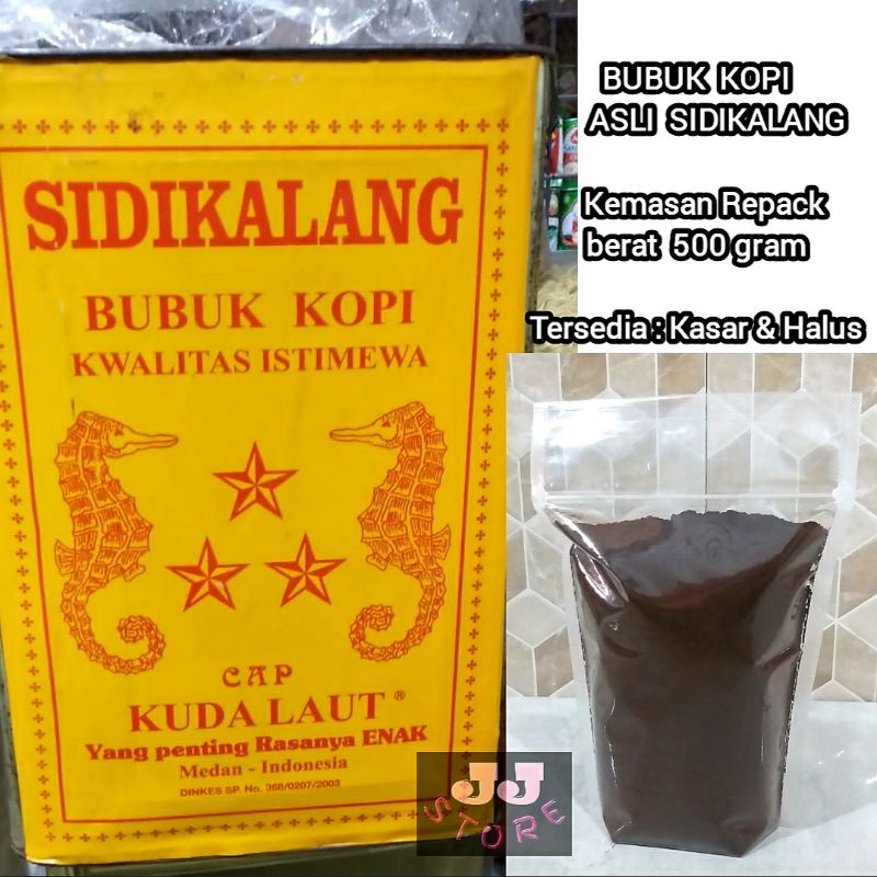

BUBUK KOPI SIDIKALANG CAP KUDA LAUT Repack 500 gram