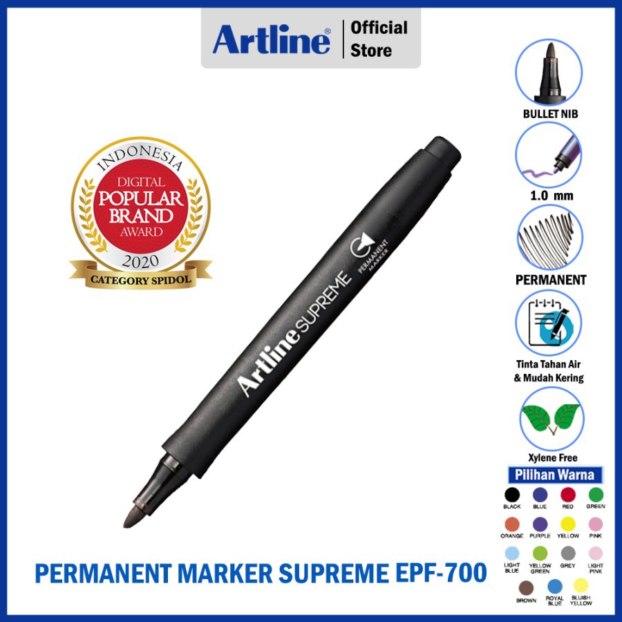 

SPIDOL ARTLINE SUPREME PERMANENT MARKER EPF-700