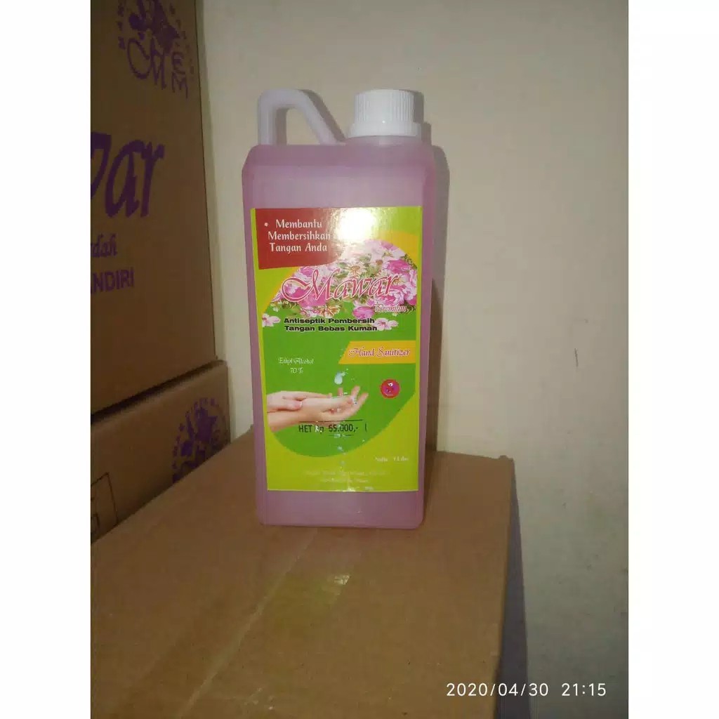 [ Jnt Sicepat Jtr ] Mawar Hand Sanitizer 1 Liter