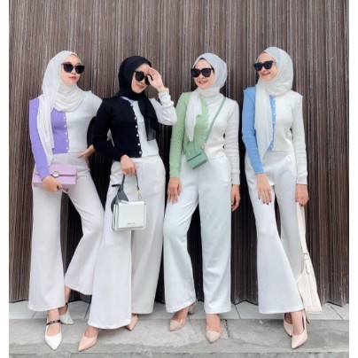 KULOT SCUBA PUTIH || KULOT SCUBA || WHITE CULLOTES