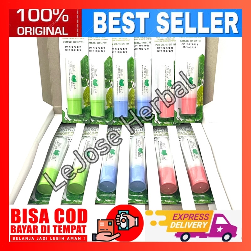 1 BOX ISI 12 PCS ABC MENTHOL 3 GRAM