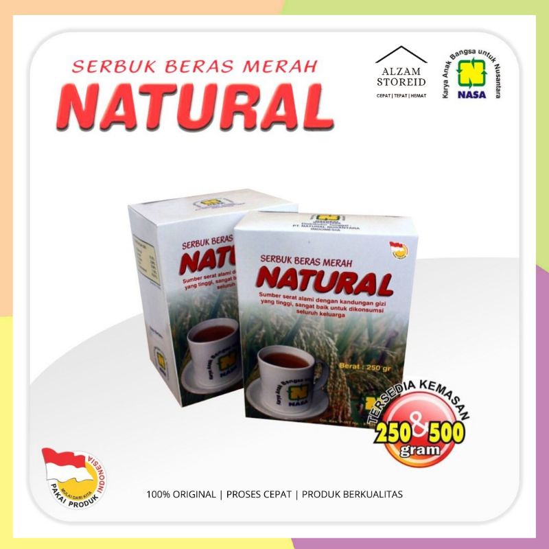 

SERBUK BERAS MERAH NATURAL SBMN AMAN DI LAMBUNG MAAG COCOK UNTUK DIET 250 GRAM