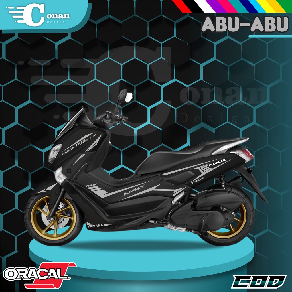 Aksesoris Motor Nmax Cutting Sticker Nmax Stiker Motor Nmax Striping Nmax 2019 All Nmax - NMxB09