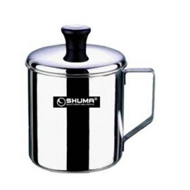 Mug stainless steel shuma size 8 cm