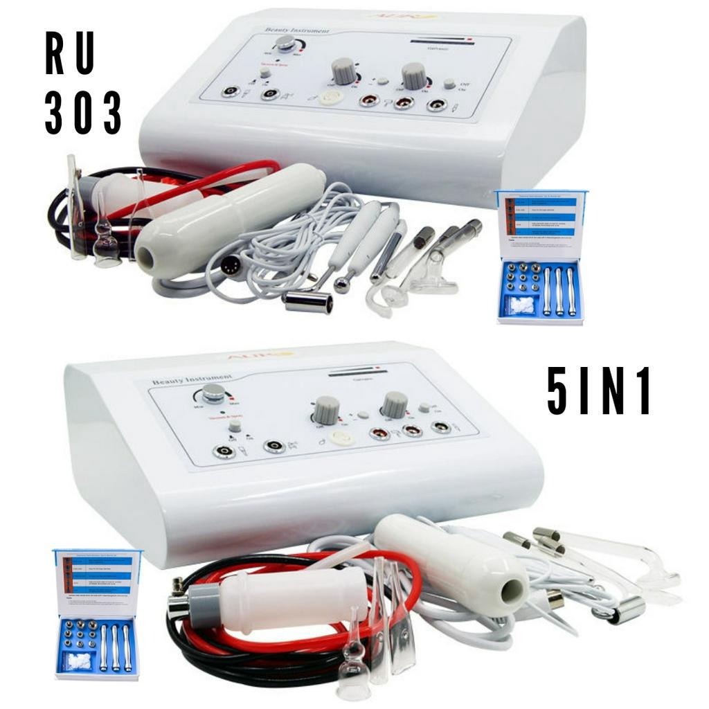 alat Ru 303 facial 5in1 dermabrasi hf galvanic vacum dll