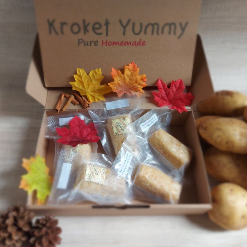 

Kroket Yummy FROZEN - Original Size @100gram, per box isi 5 pcs