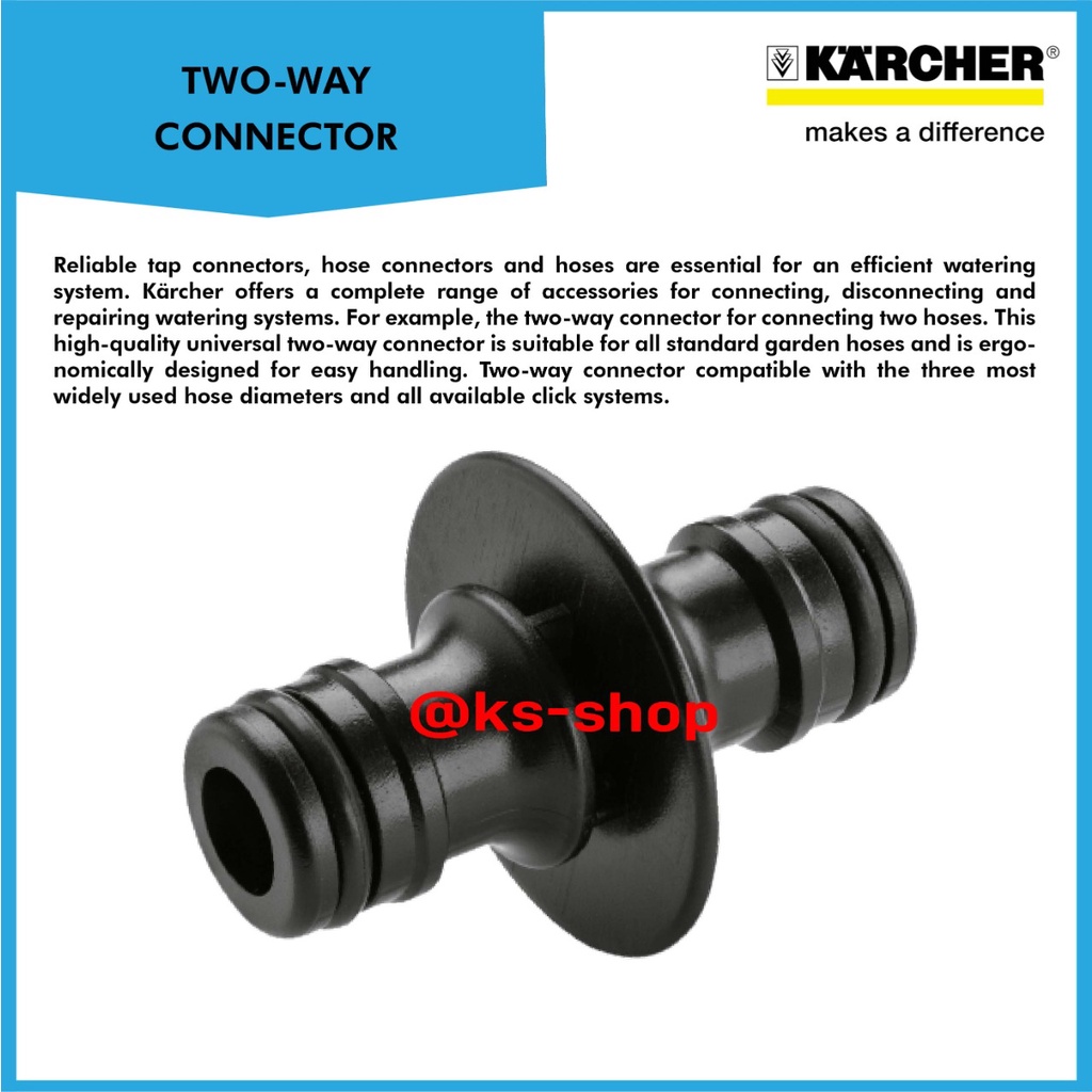 Karcher Connector Hose To Hose | Konektor Selang Air Karcher