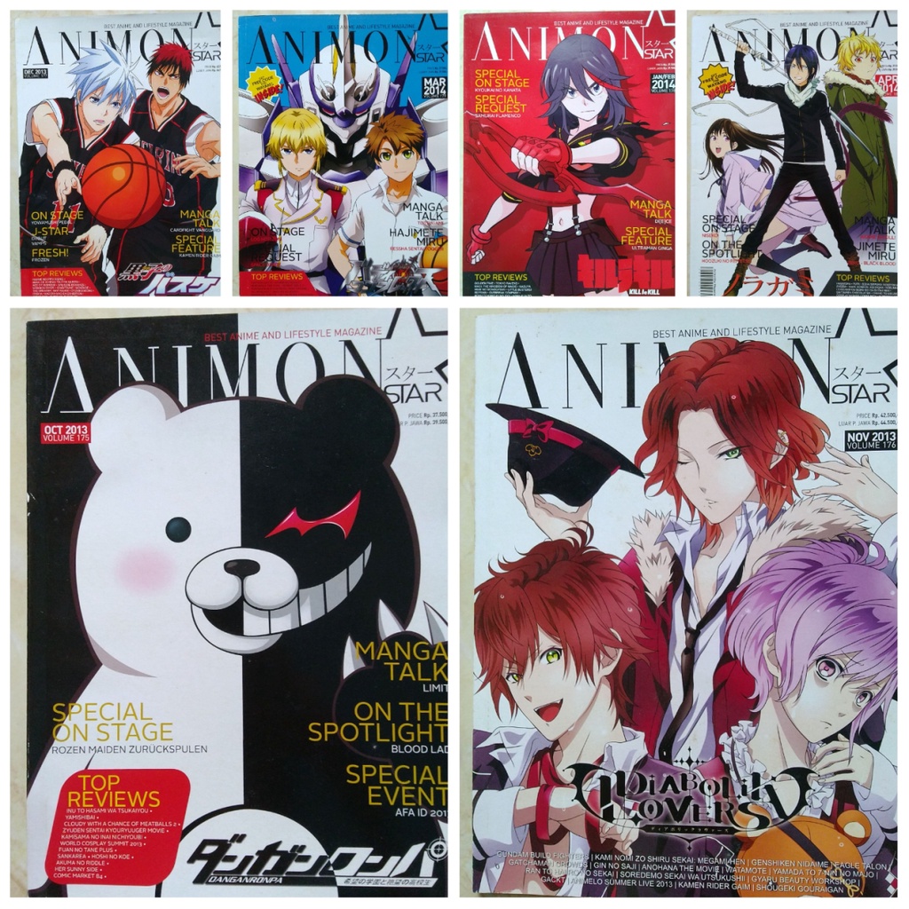 Majalah Anime "Animonster" Volume 175-180