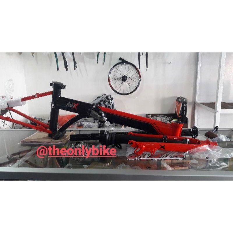Frame set FOLD X FIVE sepeda lipat