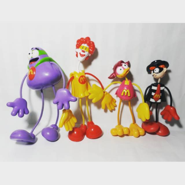 Maskot Mcd Ronald Happy Meal Mcd Badut 2003 Mainan Boneka Tali Langka