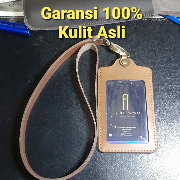 

READY Name Tag - Id Card - Card Holder Full Kulit Asli NT.02 SALE