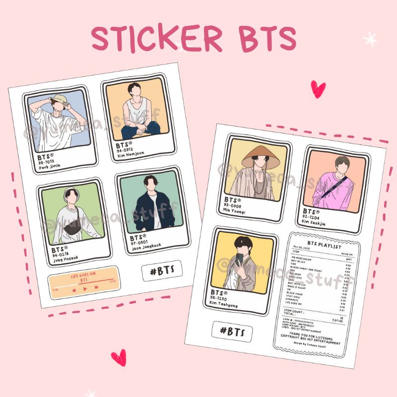 

stiker fanart kpop BiTieS