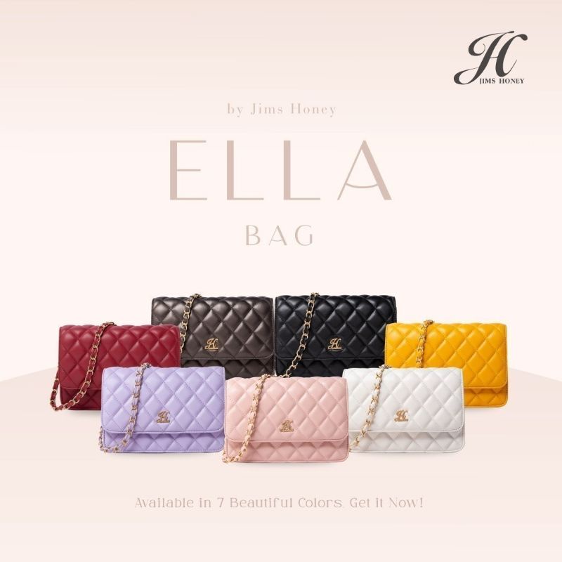 ELLA Bag Jims Honey Original 100%  (FREE BOX EXCLUSIVE) Woman Shoulder Bag Tas Selempang Wanita JH O