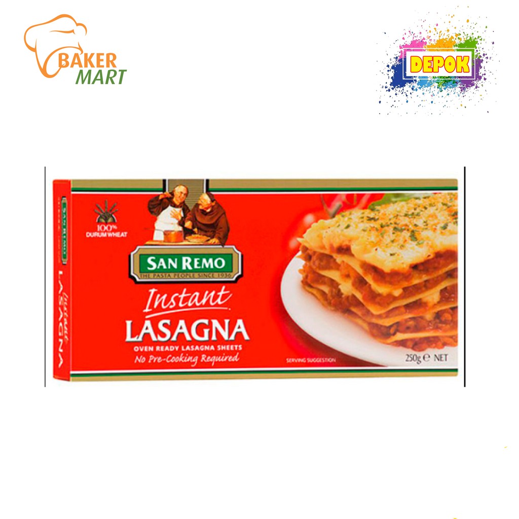 

San Remo Lasagna Instant 250Gr