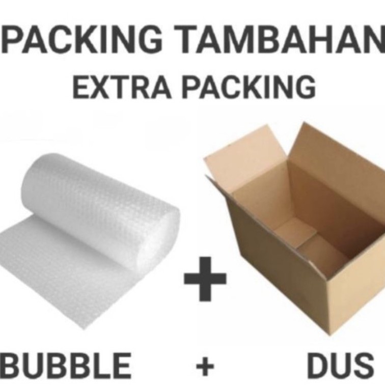 TAMBAHAN PACKING BOX KARDUS BUBBLE WRAP