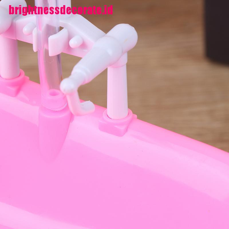 Brightid Miniatur Bathtub Elektrik Aksesoris Rumah Boneka 1 / 6