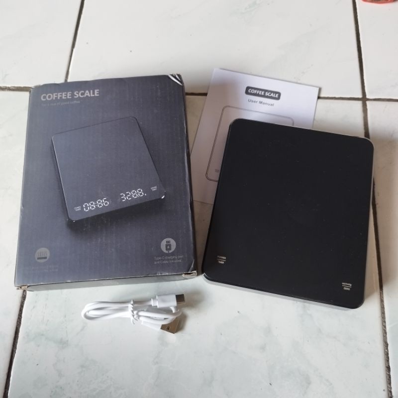 timbangan coffee charger type C