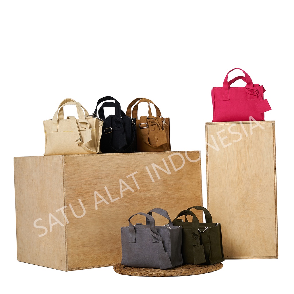 SATU ALAT Tas Selempang GLEED 100% Canvas Premium Tebal Tas Kanvas