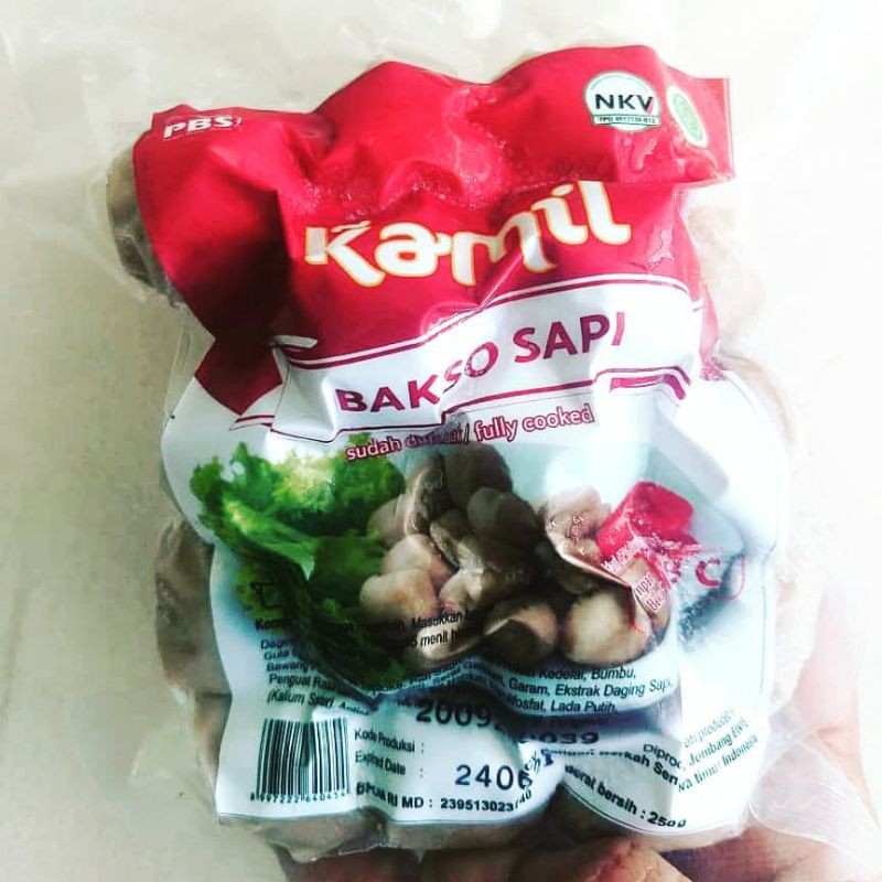 

Kamil bakso sapi 250gr