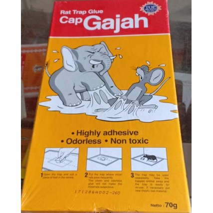 Lem tikus cap gajah (papan)