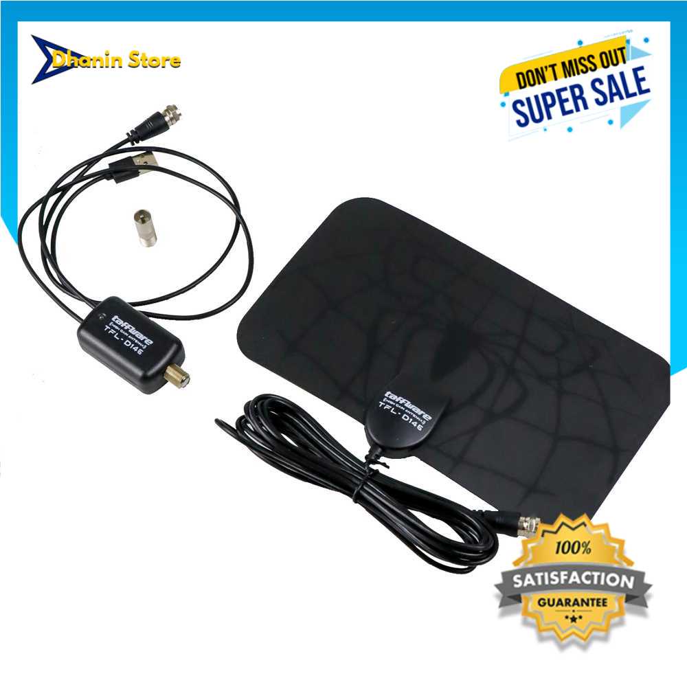 Antena Antene Antenna Anten Atena Receiver Reciver TV Digital Indoor Indor Dalam Super Jernih dengan