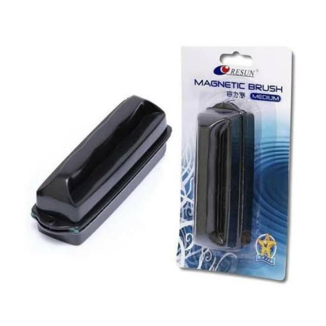 RESUN MAGNETIC BRUSH / YAMANO MAGNET MURAH Pembersih Kaca Akuarium Aquarium size S / M / L