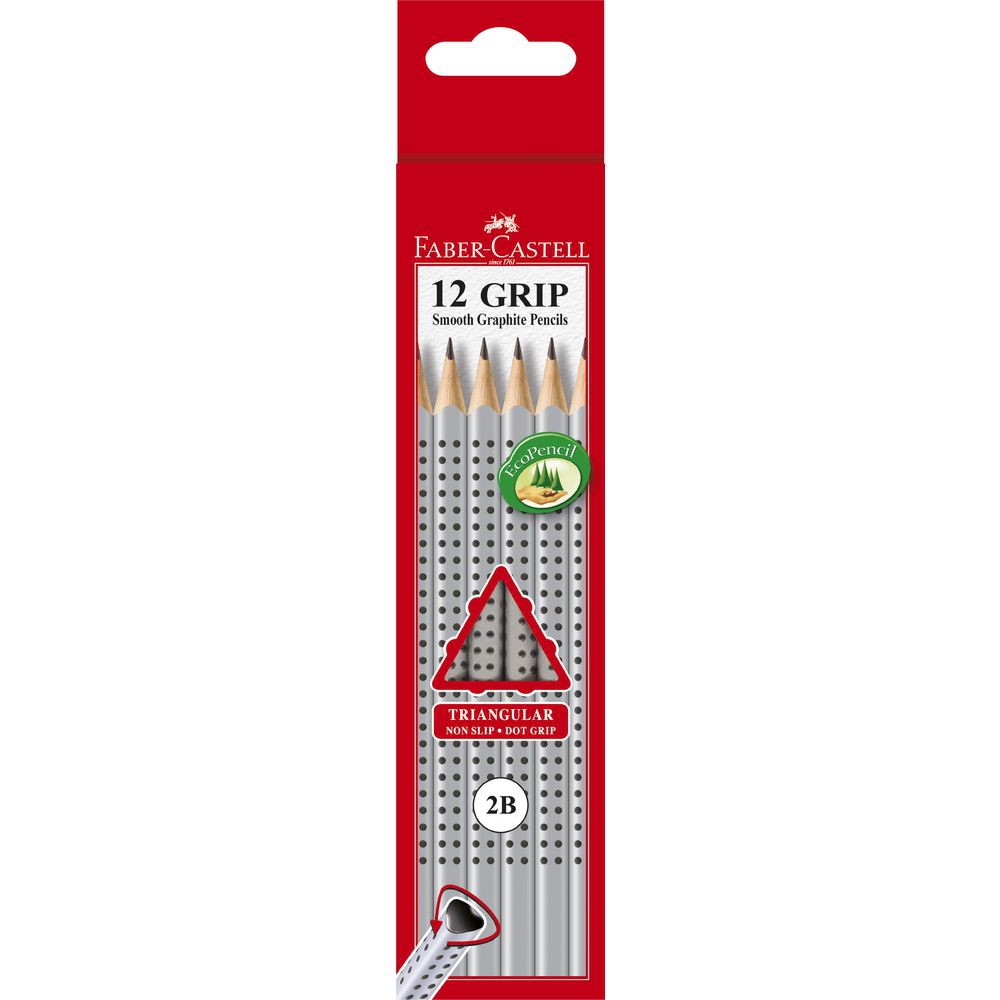 

Pensil Faber-Castell Grip 2B - Isi 12