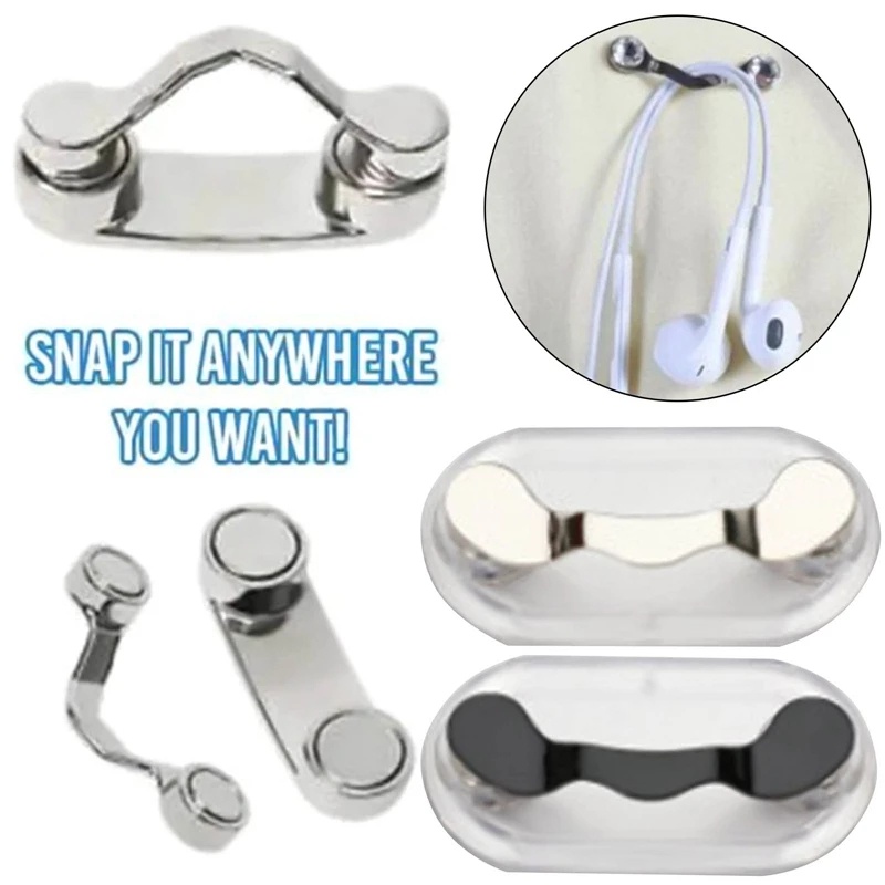 Headphone Portable Pengait Lensa Kacamata Gantungan Holder Klip Pakaian Klip Gesper Garis Klip Kacamata Multifungsi
