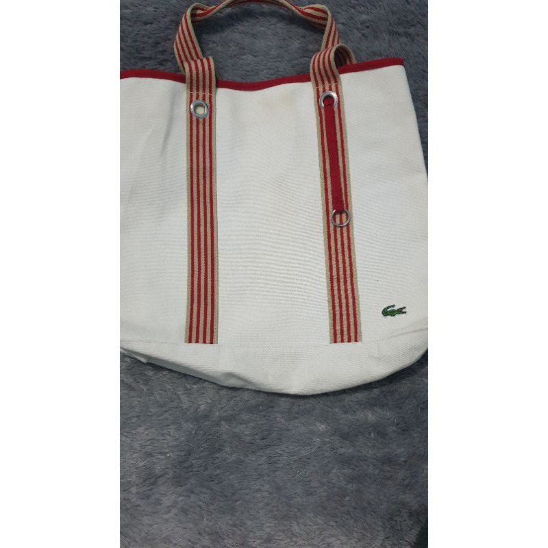 preloved tote lacoste