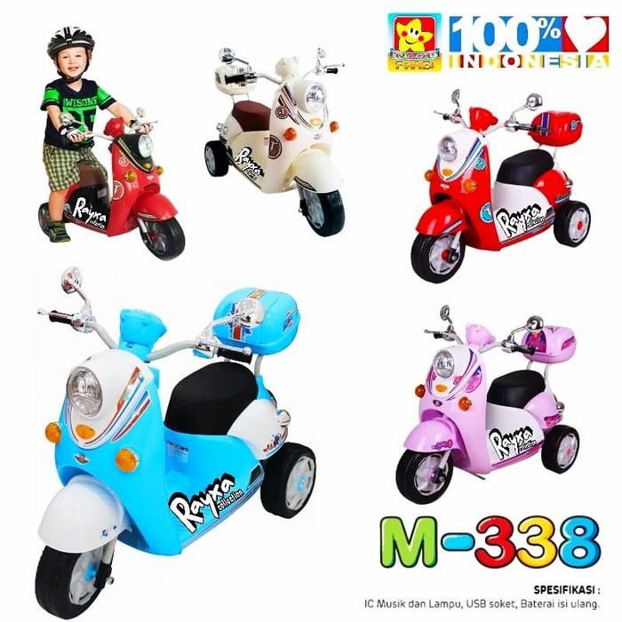mainan anak motor aki scoopy pmb m338