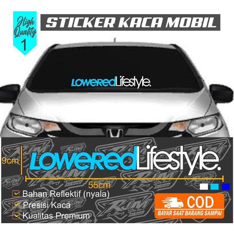 stiker sticker kaca mobil stiker skotlet kaca depan mobil keren