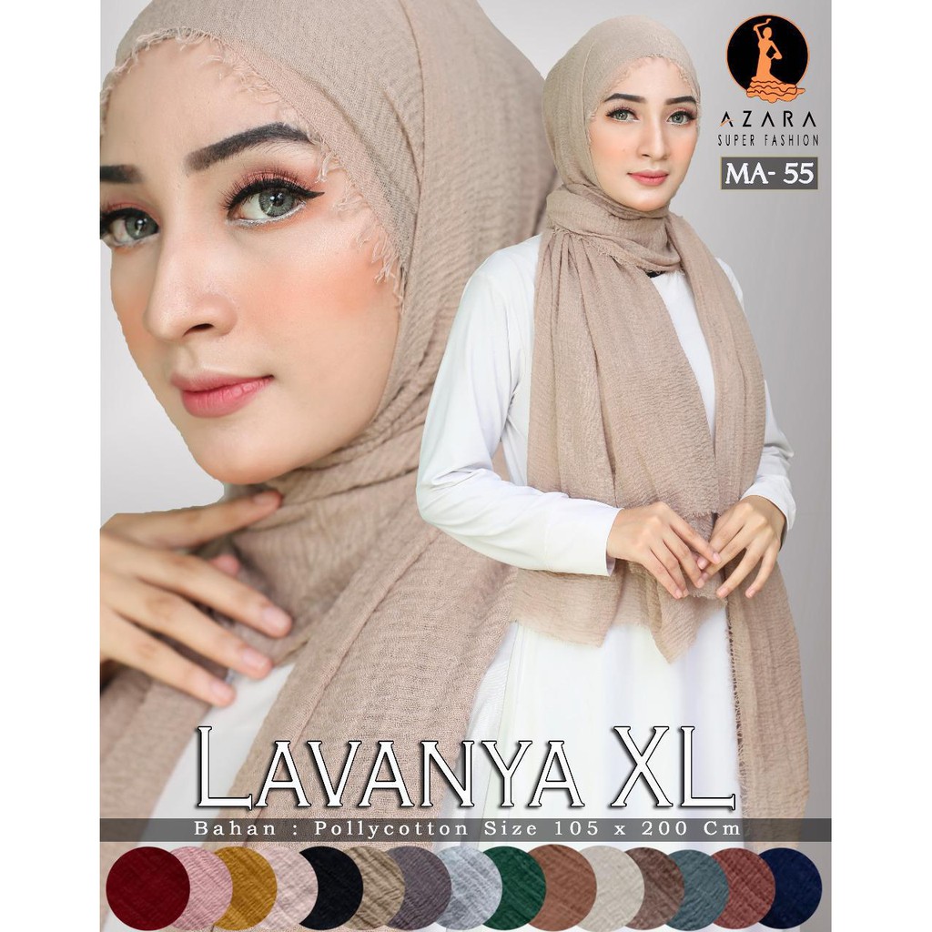 [105x200] PASHMINA CRINKLE LAVANYA XL / PASHMINA CRINKLE KUSUT RAWIS XL