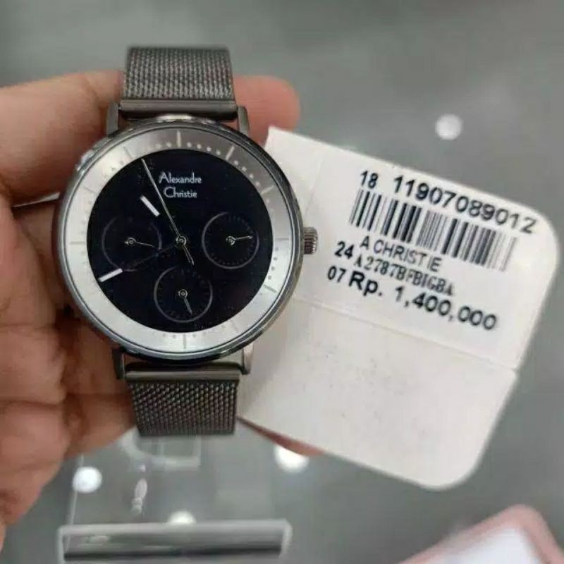 jam tangan alexandre christie ac2787 rantai pasir cewek/wanita original