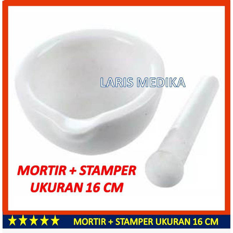 MORTIR + STAMPER 16CM MURAH / LUMPANG ALU / MORTAR ALU / MORTIR / STAMPER / ALAT PENGHALUS OBAT 16CM