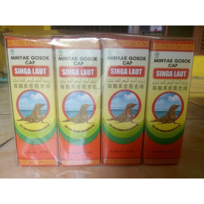 Minyak Gosok Cap Singa Laut Asli Makassar