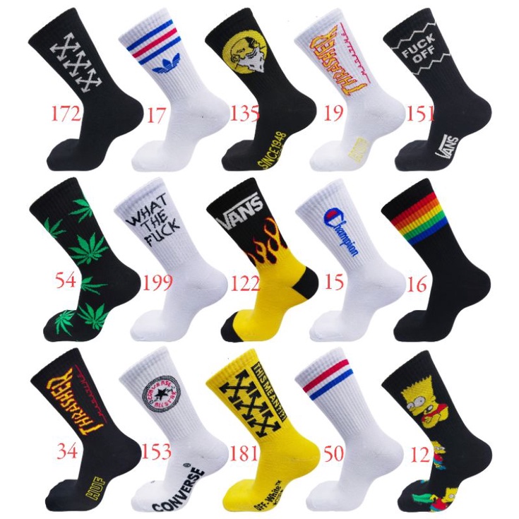 Kaos kaki skate oldschool bebas pilih motif / Kaos kaki old school-2