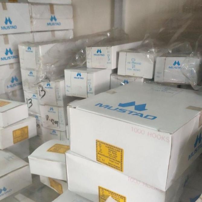 ➸ Kail Pancing Mustad Original Mata Kail Pancing Mustad No. 6 Sampai No. 13 ➨