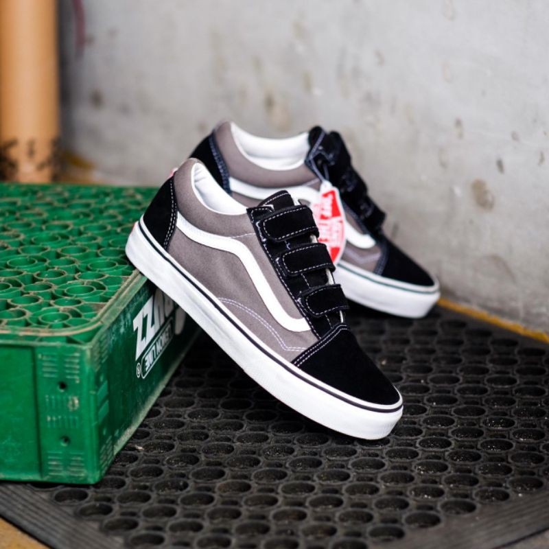 Vans OldSkool Velcro Classic Black / Pewter