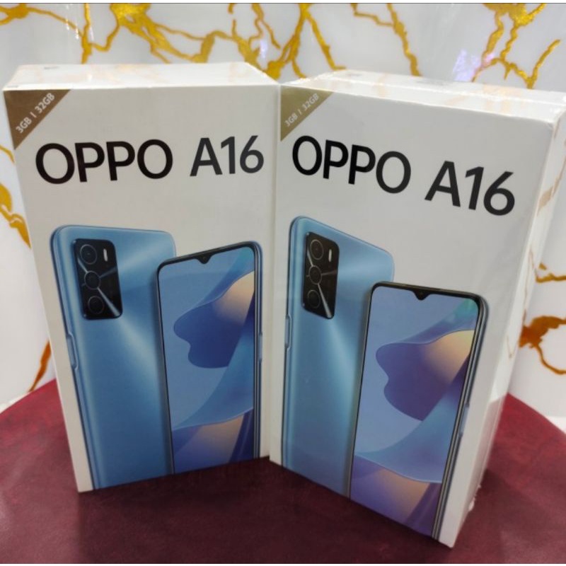 OPPO A16 RAM 3/32 & 4/64 BEKAS GARANSI RESMI