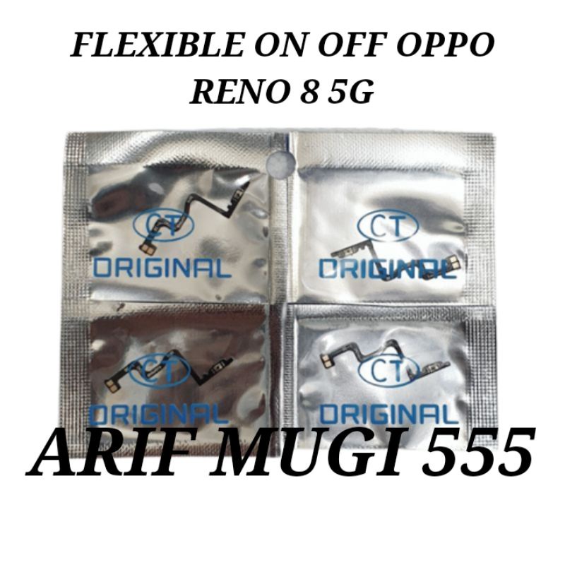Flexible Flexible Tombol Power On Off Oppo Reno 8 5G Original