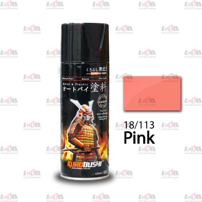 Samurai Paint 113 Pink Standard Cat Aerosol Kualitas Kompresor