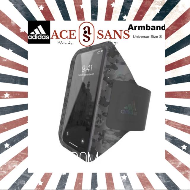 Adidas Sport Armband Universal Size L - Camo Black | Armband | Adidas | Sport Armband | Original
