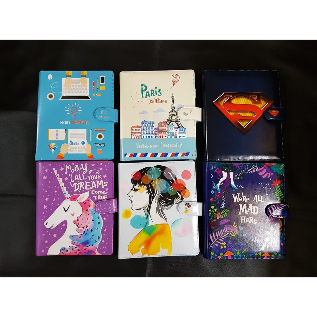 

Binder Notebook A5 B5 Tumblr/Custom/Kartun/Floral/Unicorn/Dreamcatcher/Superhero/Bola