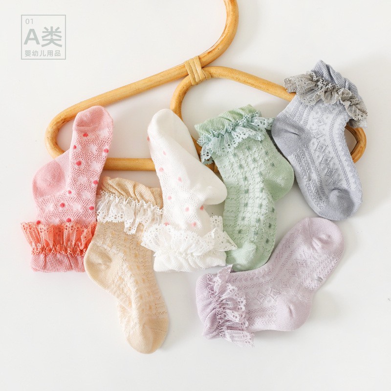 0-5 thn | KAOS KAKI BAYI ANAK IMPOR NEWBORN SOCKS PEREMPUAN catalog QN QAi