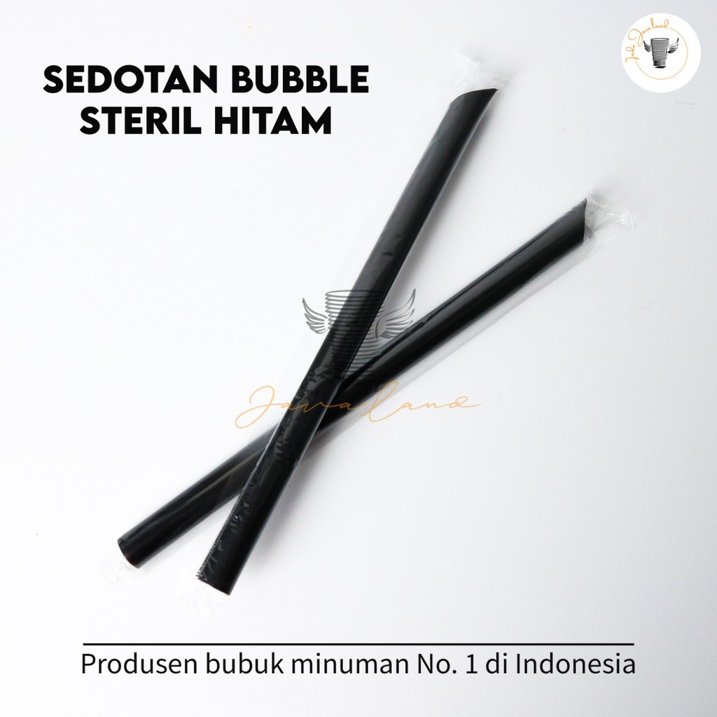 

SEDOTAN BUBBLE STERIL HITAM ISI 100PCS